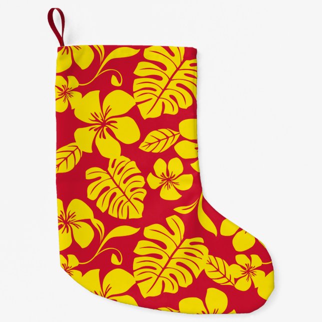 CALCETÍN NAVIDEÑO PEQUEÑO PINK BIKINI (ROJO/ORO) (Anverso)