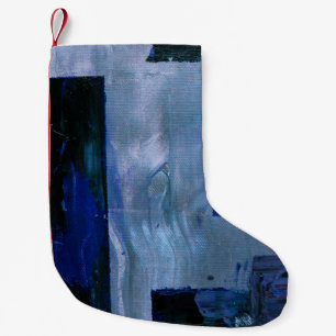 Calcetín Navideño Pequeño Pintura abstracta