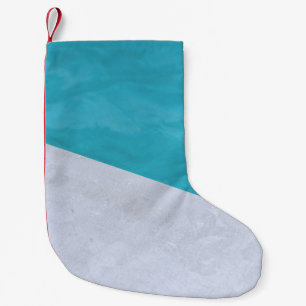 Calcetín Navideño Pequeño Piso gris vacío junto a la piscina