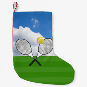 Calcetín Navideño Pequeño Pista de tenis y carritos de TENIS