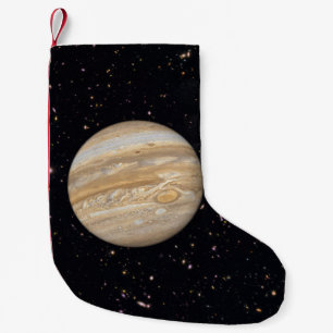 Calcetín Navideño Pequeño Planet Jupiter Starry Sky