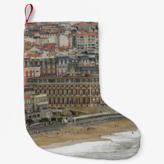 Calcetín Navideño Pequeño Playa de Biarritz, arquitectura Belle Époque.