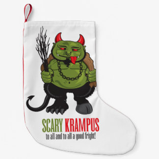 Calcetín Navideño Pequeño Poca media de Krampus