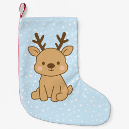 Calcetín Navideño Pequeño Poco Reno