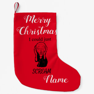 Calcetín Navideño Pequeño Podría Gritar Thunder_Cove