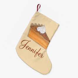 Calcetín Navideño Pequeño Postre personalizada de Navidades de pie de papa d