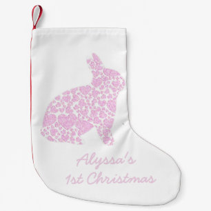 Calcetín Navideño Pequeño Primer almacenamiento personalizado del navidad