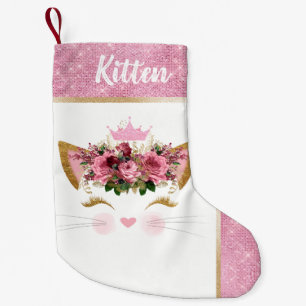Calcetín Navideño Pequeño Princesa Kitty Custom Christmas Stocking
