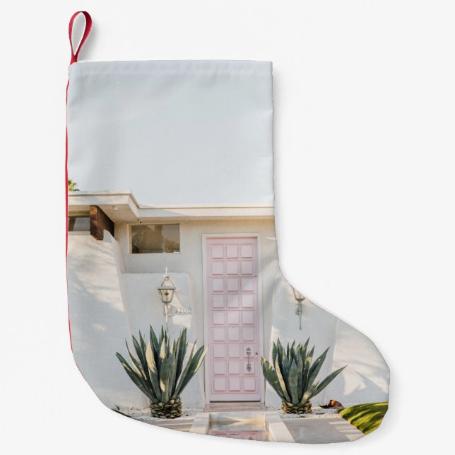 CALCETÍN NAVIDEÑO PEQUEÑO PUERTA CERRADA (Anverso)