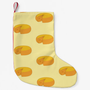 Calcetín Navideño Pequeño Queso Gouda redondea Gastronomía Holandesa de Ali