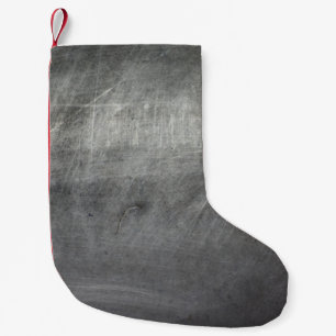 Calcetín Navideño Pequeño Rasgos metalizado de textura de fondo