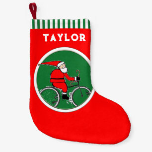 Calcetín Navideño Pequeño Regalo de vacaciones ciclistas