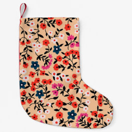 Calcetín Navideño Pequeño Regalo navideño lindo flor sin problemas