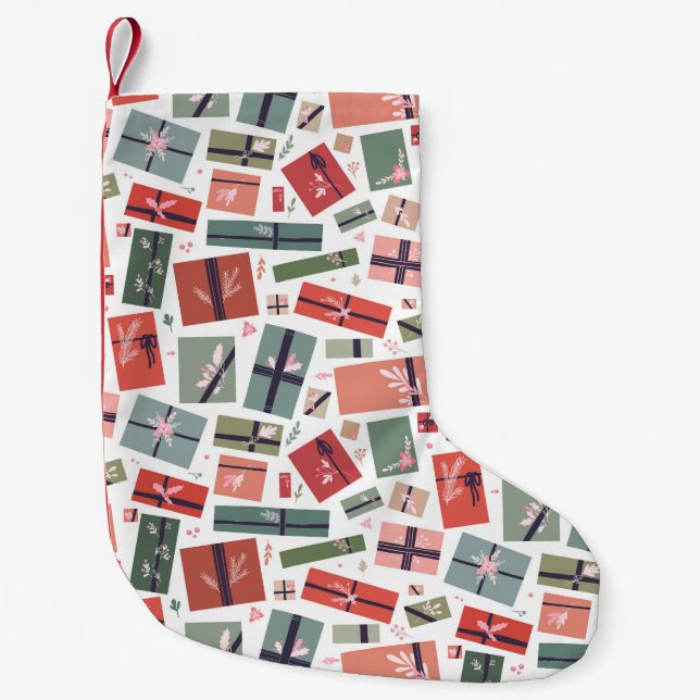 Calcetín Navideño Pequeño Regalos de Higge (Anverso)