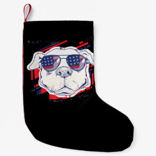 Calcetín Navideño Pequeño Regalos por el Día de la Independencia Patriótica