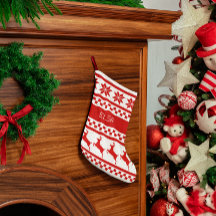 Renos impresos nórdicos personalizados