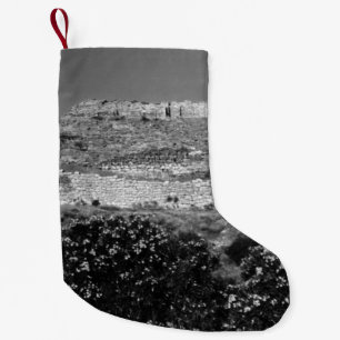 Calcetín Navideño Pequeño Resumen de la acrópolis de Atenas Mycenae
