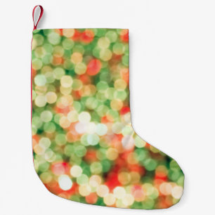 Calcetín Navideño Pequeño Resumen del colorido fondo de bokek