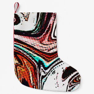 Calcetín Navideño Pequeño Resumen del fondo giratorio. Textura de pintura lí