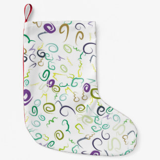 Calcetín Navideño Pequeño Resumen manual de patrones sin fisuras, abstracto,