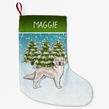 Retriever Dorado Crema Navidad Nombre Personalizad