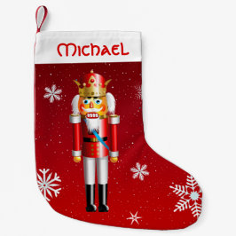 Calcetín Navideño Pequeño Rey de nuez del cascanueces