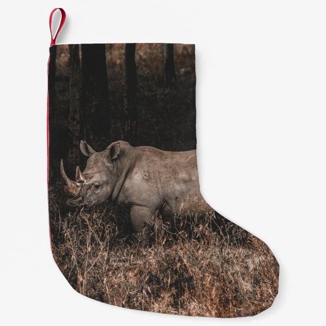 CALCETÍN NAVIDEÑO PEQUEÑO RHINO (Anverso)