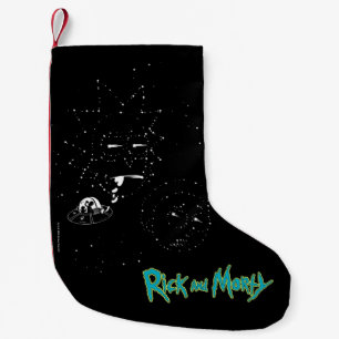 Calcetín Navideño Pequeño RIQUEZA Y MORTY™  Constelaciones