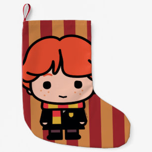 Calcetín Navideño Pequeño Ron Weasley Cartoon Character Art