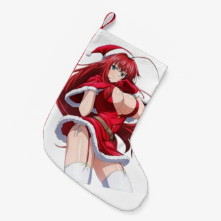Calcetín Navideño Pequeño Ropa de invierno de anime Santa Diva