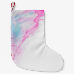 Calcetín Navideño Pequeño Rosa