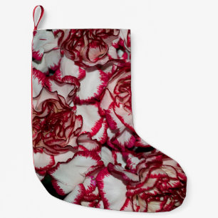 Calcetín Navideño Pequeño Rosa antiguo, rosa, fondo y textura con cuero