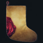 Calcetín Navideño Pequeño Rosa rosa florecimiento abstracto romántico<br><div class="desc">Rosa rosa florecimiento abstracto romántico</div>