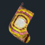 Calcetín Navideño Pequeño Rótulos de belleza<br><div class="desc">Rótulos de belleza</div>