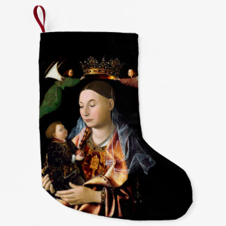 Calcetín Navideño Pequeño Salar Madonna y el Niño Jesús