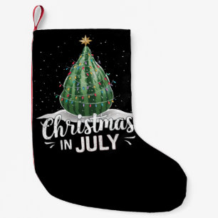 Calcetín Navideño Pequeño Sandía Árbol de Navidad Navidad en Julio Verano