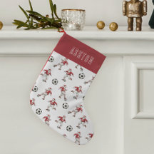 Santa de Fútbol Personalizado