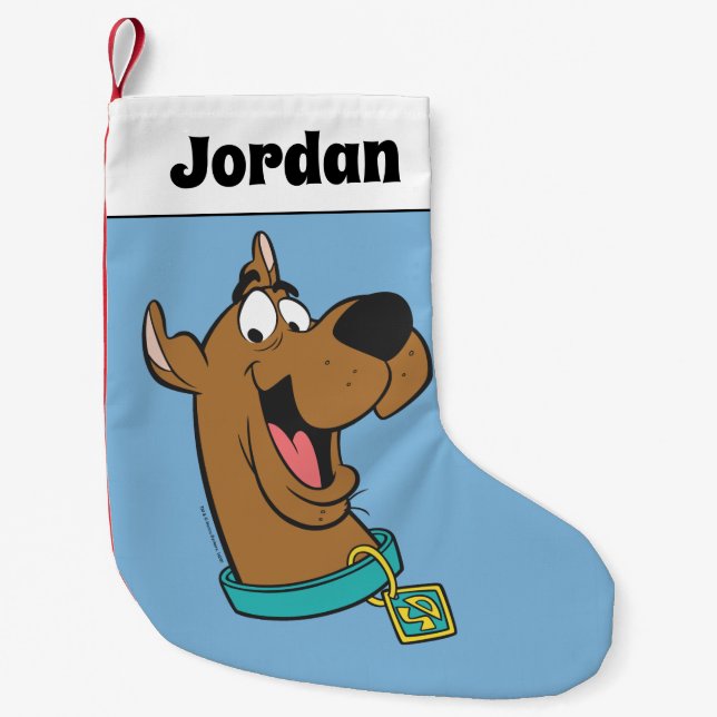 Calcetín Navideño Pequeño Scooby-Doo Happy Face (Anverso)
