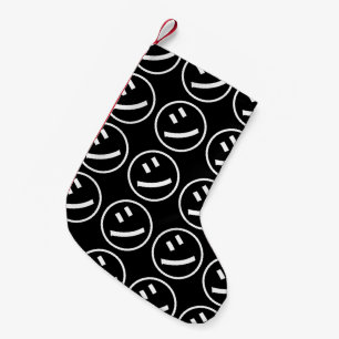 Calcetín Navideño Pequeño ㋛ Shi Kana Katakana Emoji sonriente / Emoticon