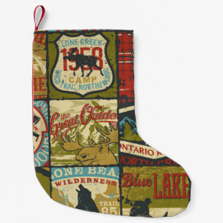 Calcetín Navideño Pequeño Signo de aventuras y símbolo de los territorios de