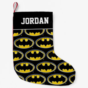 Calcetín Navideño Pequeño Símbolo Batman Logotipo clásico