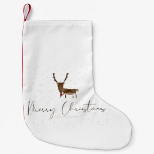 Calcetín Navideño Pequeño SlipperyJoe Merry Nocheveris rinoceronte