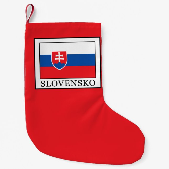 Calcetín Navideño Pequeño Slovensko (Anverso)