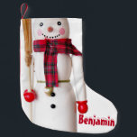 Calcetín Navideño Pequeño Snowman<br><div class="desc">2025</div>
