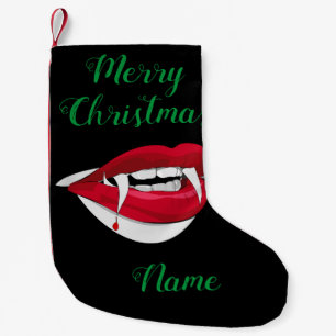 Calcetín Navideño Pequeño Sonrisa de vampiro Thunder_Cove 