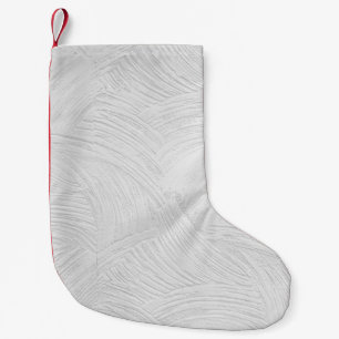 Calcetín Navideño Pequeño Superficie de hormigón gris