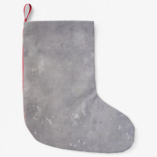 Calcetín Navideño Pequeño Superficie gris