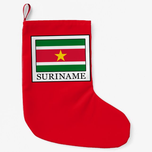 Calcetín Navideño Pequeño Surinam (Anverso)