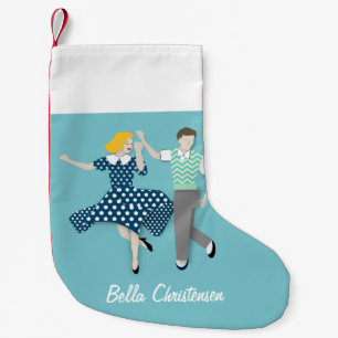 Calcetín Navideño Pequeño Swing Dance