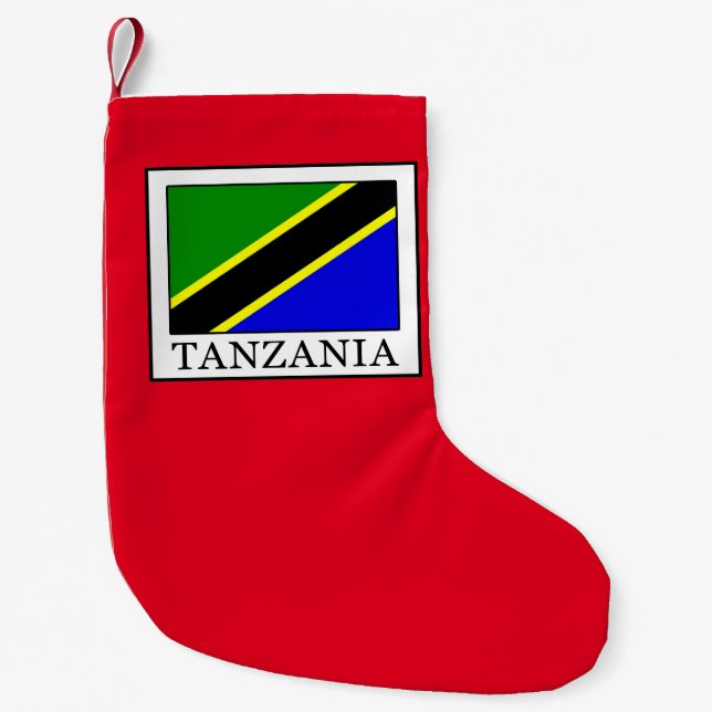 Calcetín Navideño Pequeño Tanzania (Anverso)